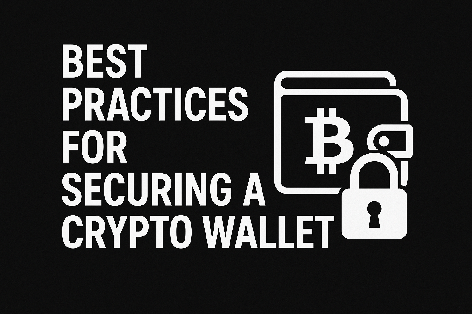 Best practices for securing a crypto wallet