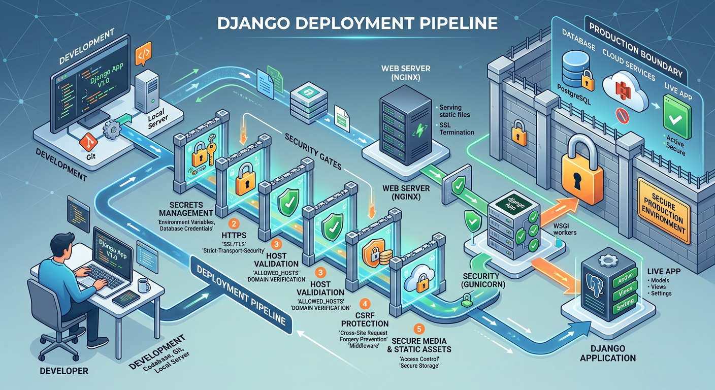 How to secure a Django app before production