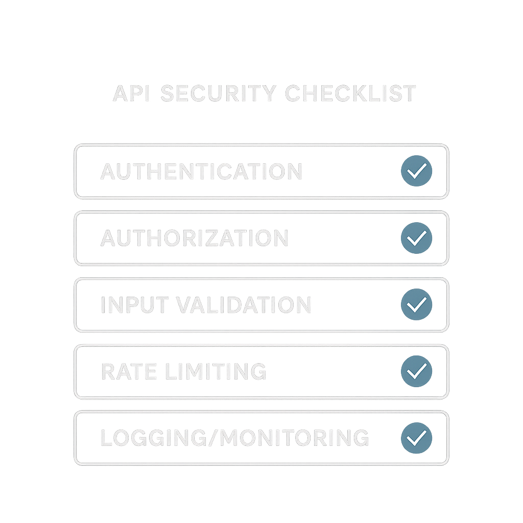 The API security checklist